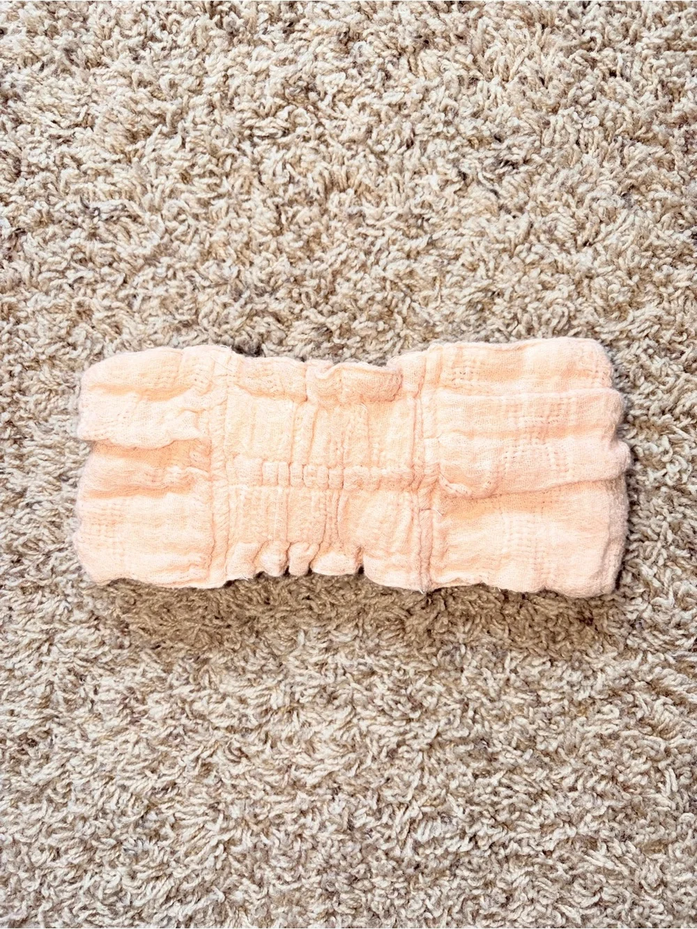 NWOT Aerie Peach Knotted Fabric Headband Soft New
